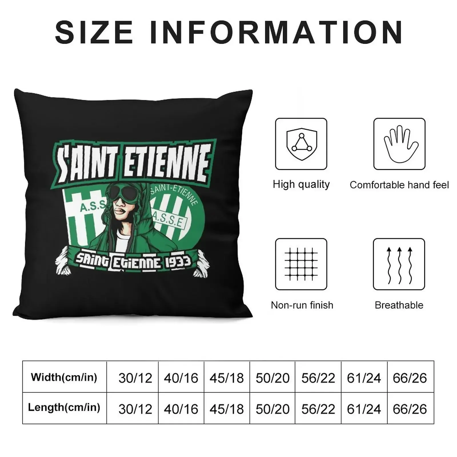 kop saint etienne Throw Pillow Sitting Cushion Decorative Cushions For Living Room Luxury Living Room Decorative Cushions pillow