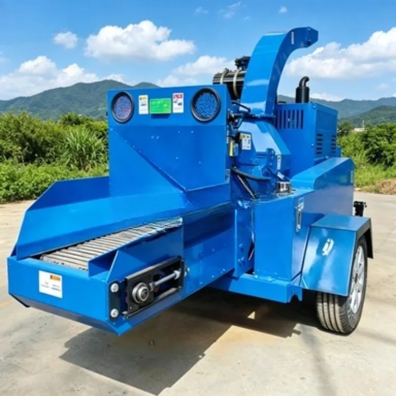 Hot Sale 6 Inch Industrial Wood Chipper Garden Bamboo Chipper Machine Heavy Duty Branch Shredder for Tree Limb