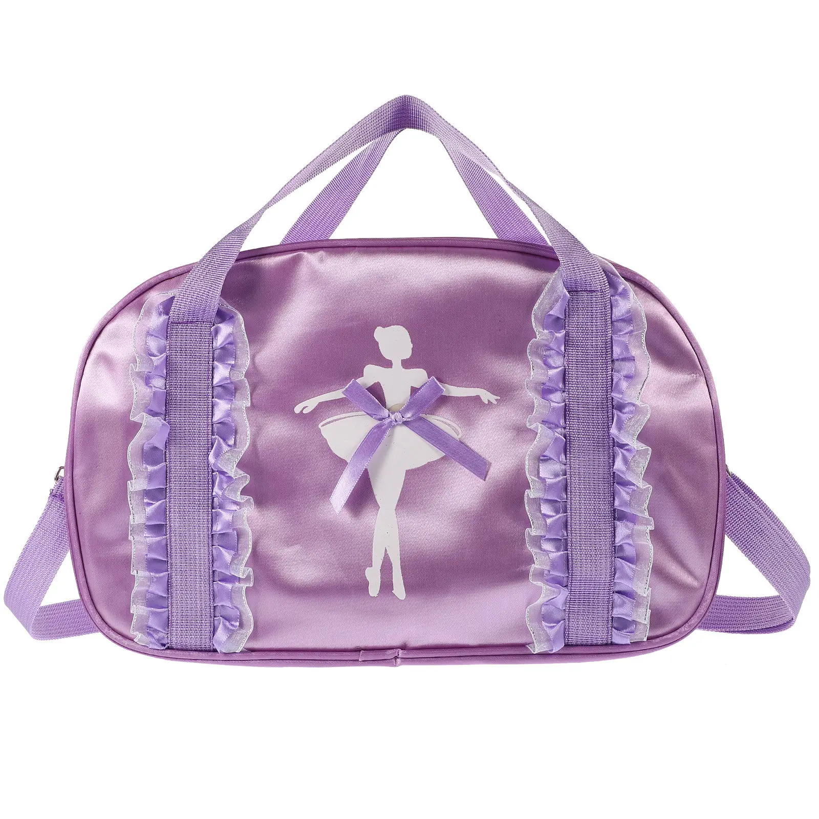 

Ballet Dance Bag for Girls Fashionable Cartoon Print Large Capacity Lightweight Kids Shoulder Bag School Travel Gymnastics Daily