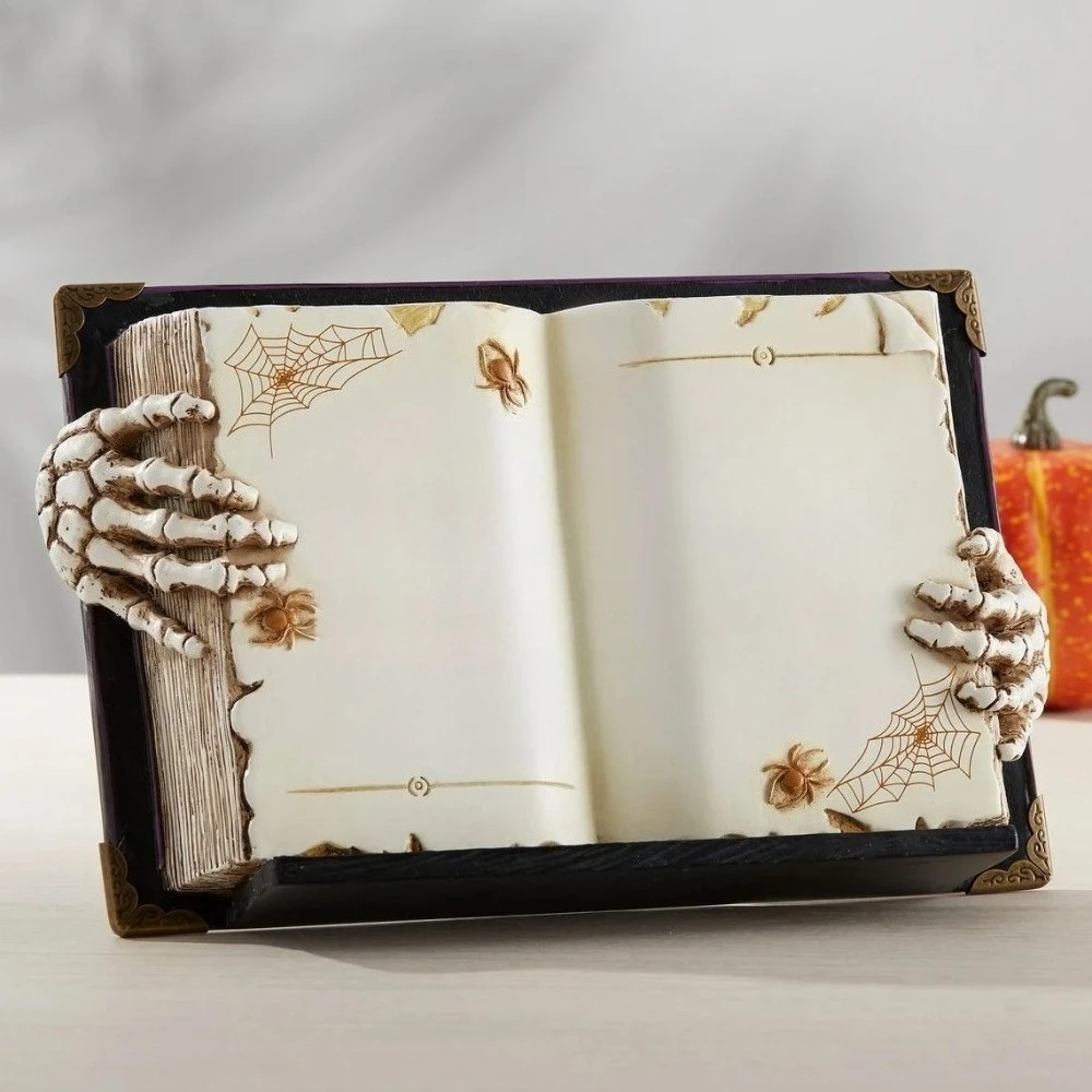 

Halloween Creative Books Resin Decorative Figures DIY Horror Gifts Sculptures and Figurines Home Decoration Ornaments