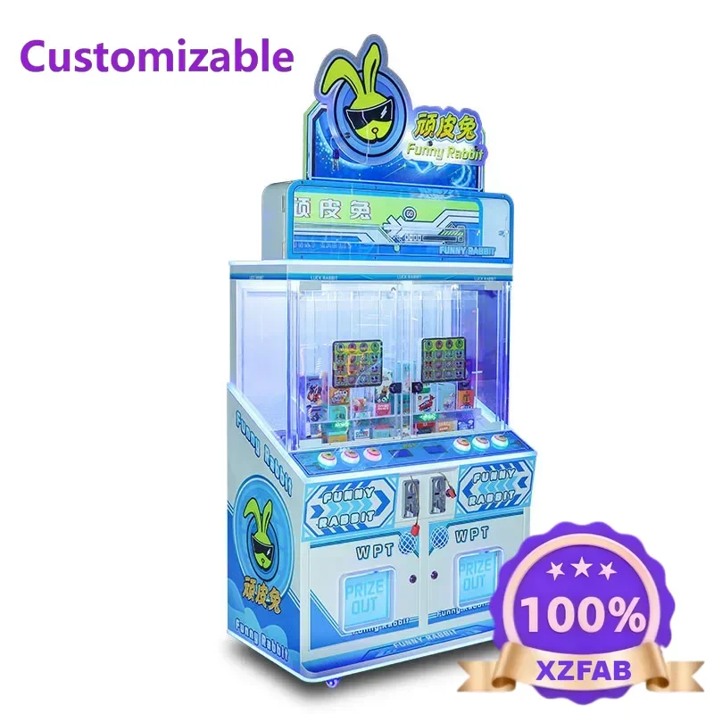 Factory Direct 2026 Video Game City Large Blind Box Gift Machine Naughty Rabbit Double Edition New Trendy Entertainment Self-Ser