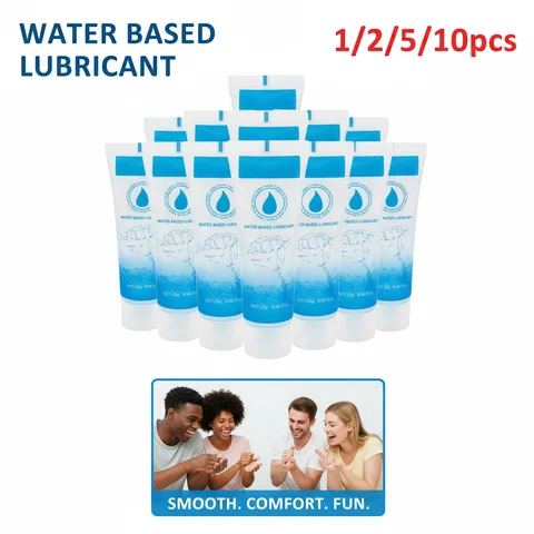 Water-Soluble Blue And White 25g(A) $ Lubricant 25ml No-Wash Masturbation Couple Sexual Flirting Enhancing Gel for Intimate Plea