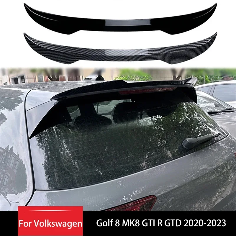 

Tail Tailgate Splitter Lip Wings For Volkswagen Golf 8 MK8 GTI R GTD 2020-2023 Fixed Wind Spoiler Rear Wing Spoilers Auto parts