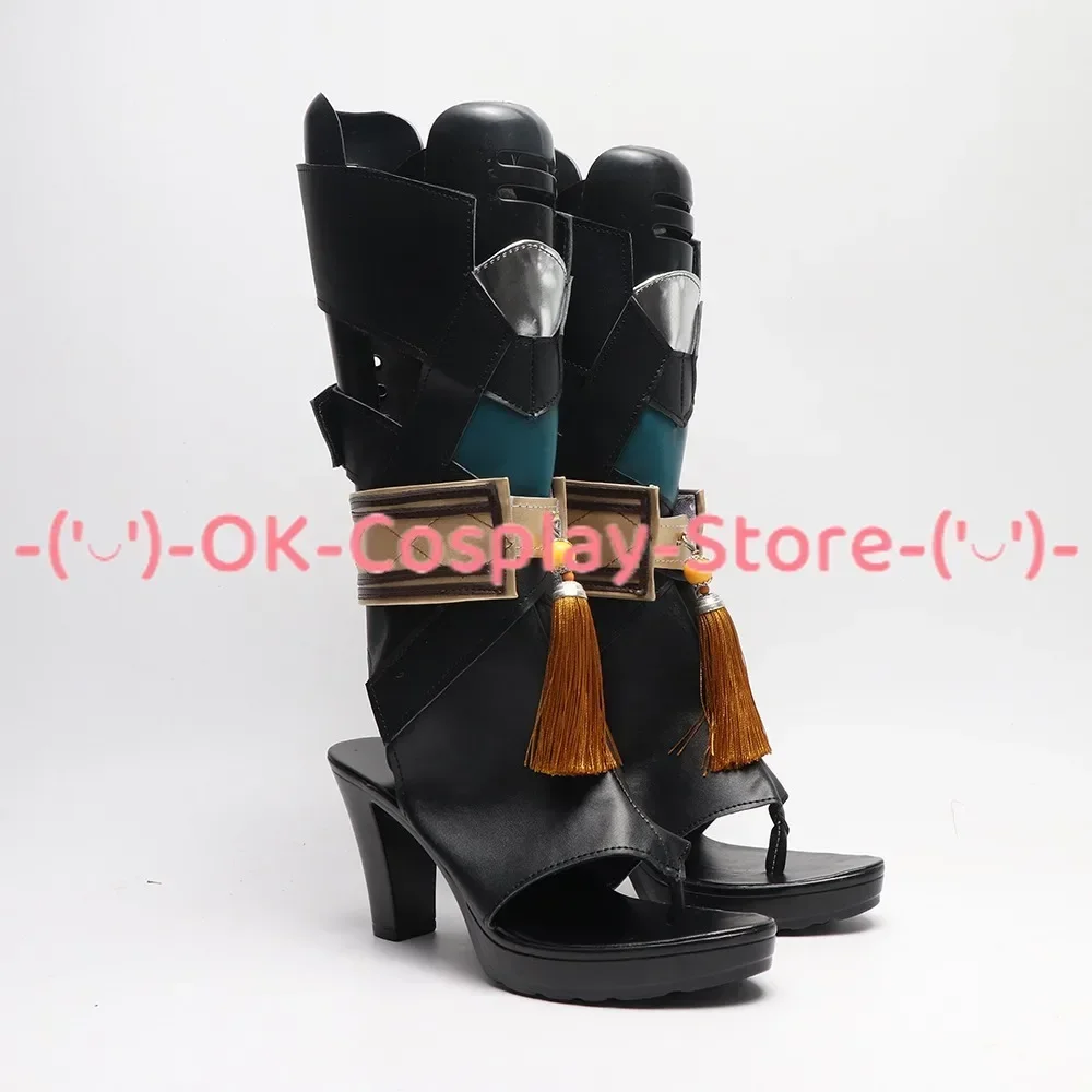 [Personalizzato] Honkai Star Rail Hanya Scarpe Cosplay Gioco Anime Gioco di ruolo Costume Prop Halloween Carnevale Festa Stivali in pelle PU