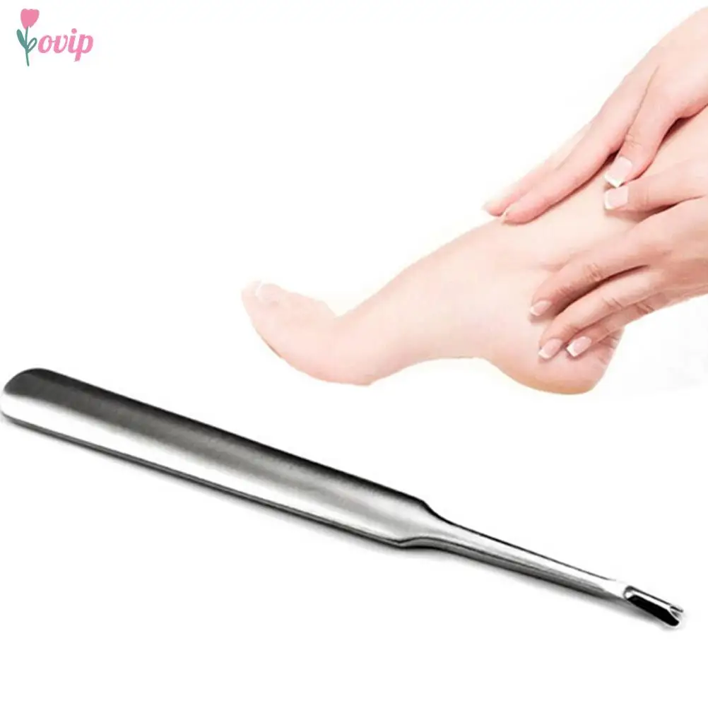 Cuticle Remover Dead Skin Pusher Surgical Grade Stainless Steel Nail Art Manicure Tools Scraper Nail Cleaner Trimmer nail art