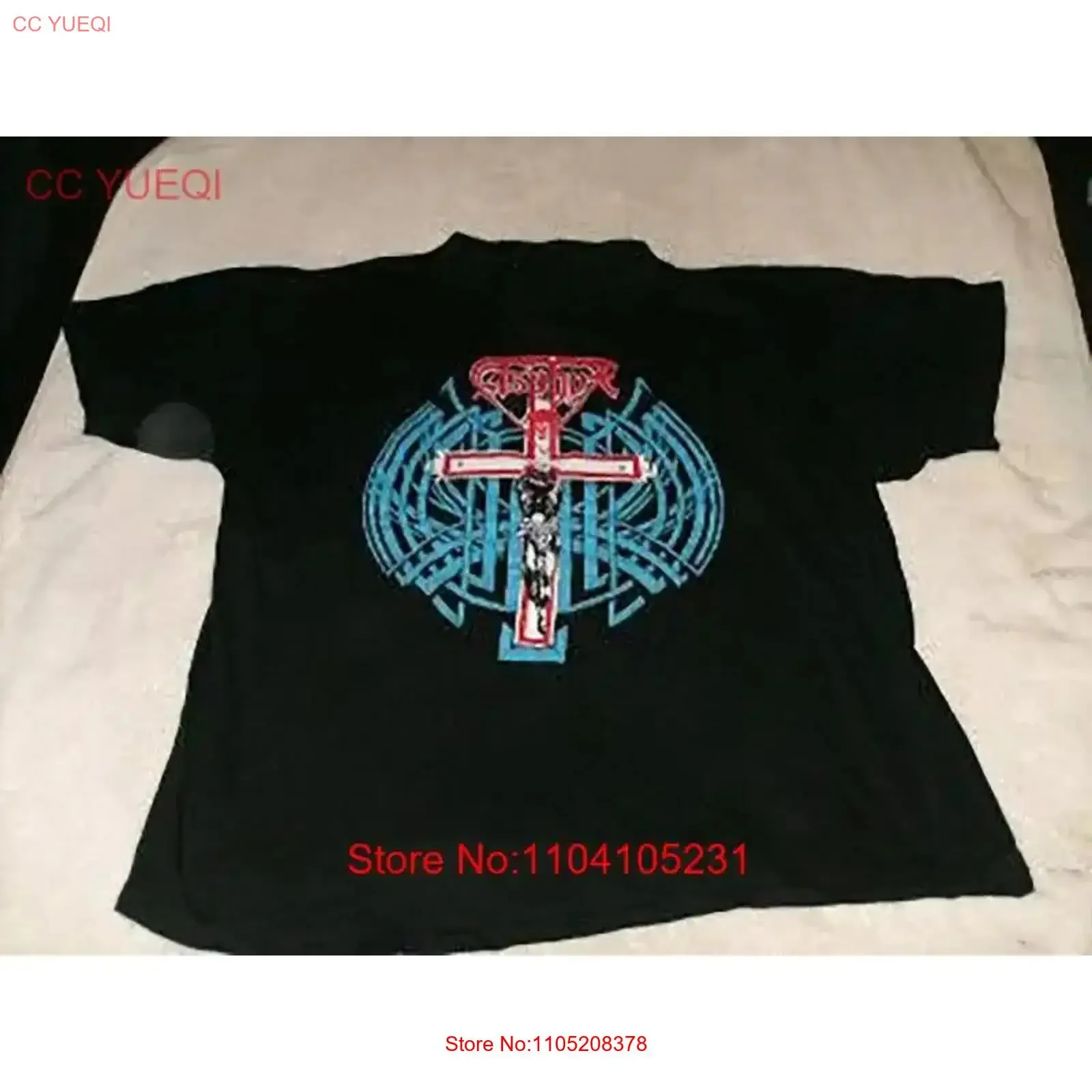 

Rare Asphyx Band Music Tour Black Size S 234XL T Shirt MI250 vintage Washed Versatile designer clothes homme graphic Stretched