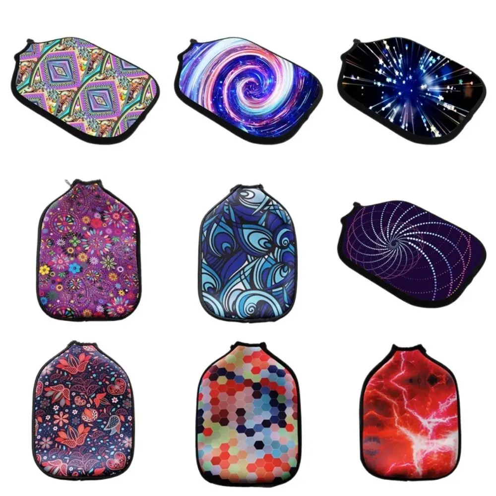 

Durable 9.45*12.20 Inch Pickleball Paddle Covers Universal Zipper Closure Paddle Storage Bag Protector Waterproof Racket Sleeve