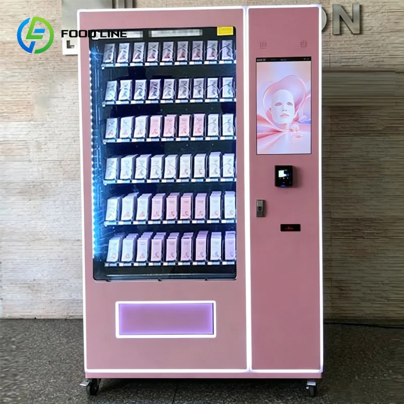 Face Mask Vending Machine Skincare Products Automatic Self Service Beauty Retail Kiosk Customized