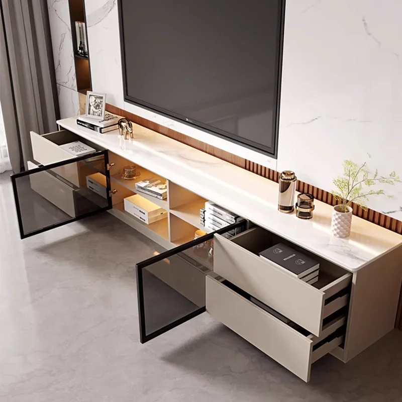 Wood Nordic Tv Stands Mid Century Modern Salon Luxury Portable Tv Table Living Room Entertainment Suporte Para Tv Home Furniture