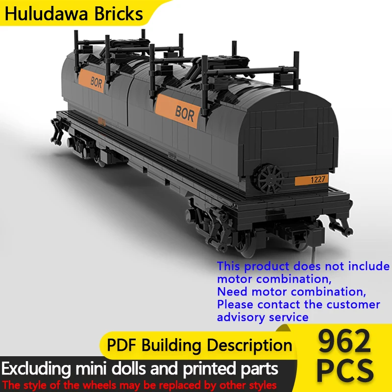 

City Car Model MOC Building Bricks Railway Reel Lifting Conveyor Modular Technology Gifts Holiday Assemble Children Toys Suit