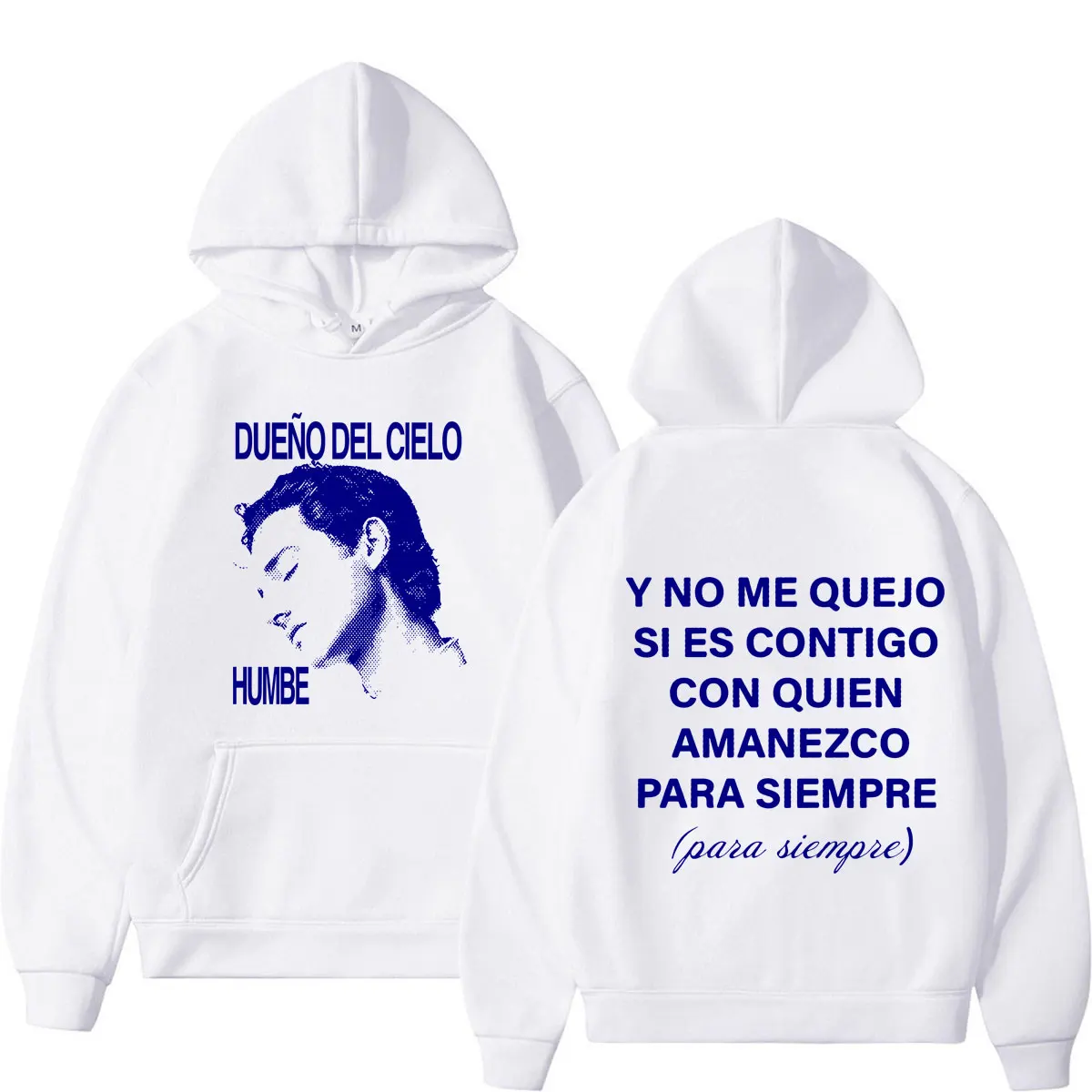 Sudadera con Capucha del Álbum 2026 del Rapero Humbe Dueno Del Cielo, Sudadera de Moda para Hombre y Mujer, Mangas Largas, Holgada, Informal, Estilo Hip-hop