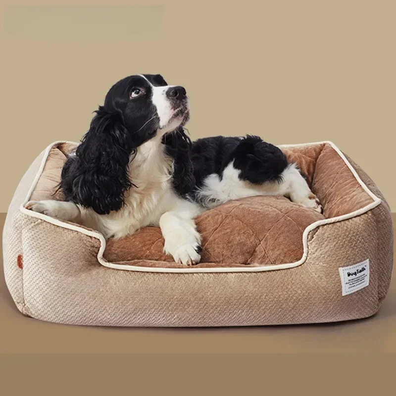 Winter Warmth Thickened Bite Resistant Detachable and Washable Puppy House Beds and Furniture Bed for Dog Cats Supplies Pet Home