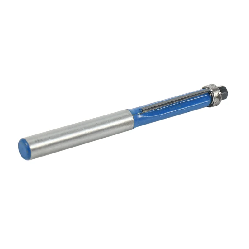 

Y50A-8Pcs 2.6 Inch Long 2 Edges Flush Trim Router Bit 1/4 Inch X 1/4 Inch For Carpenter