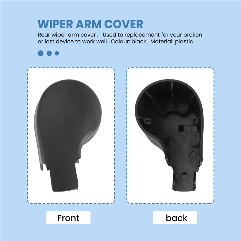 دقيقة 2 حزمة النافذة الخلفية ممسحة غطاء للذراع غطاء 5K6955435 5K6955427A ل- أطلس 2018-2019