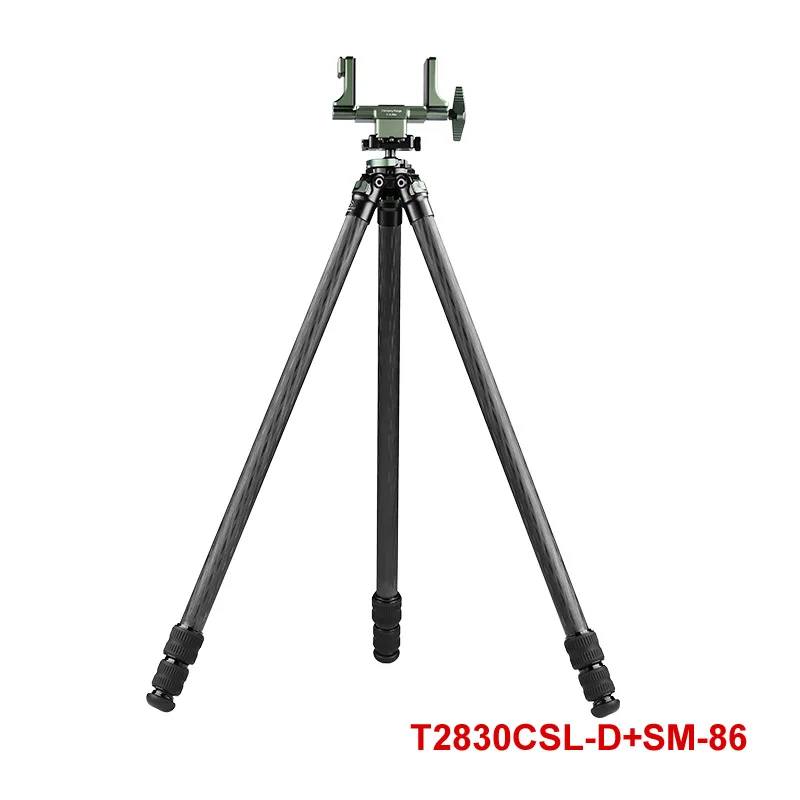 SUNWAYFOTO T2830CSL-serie 65'' koolstofvezelstatief met 30 mm kogelkop, 3 secties
