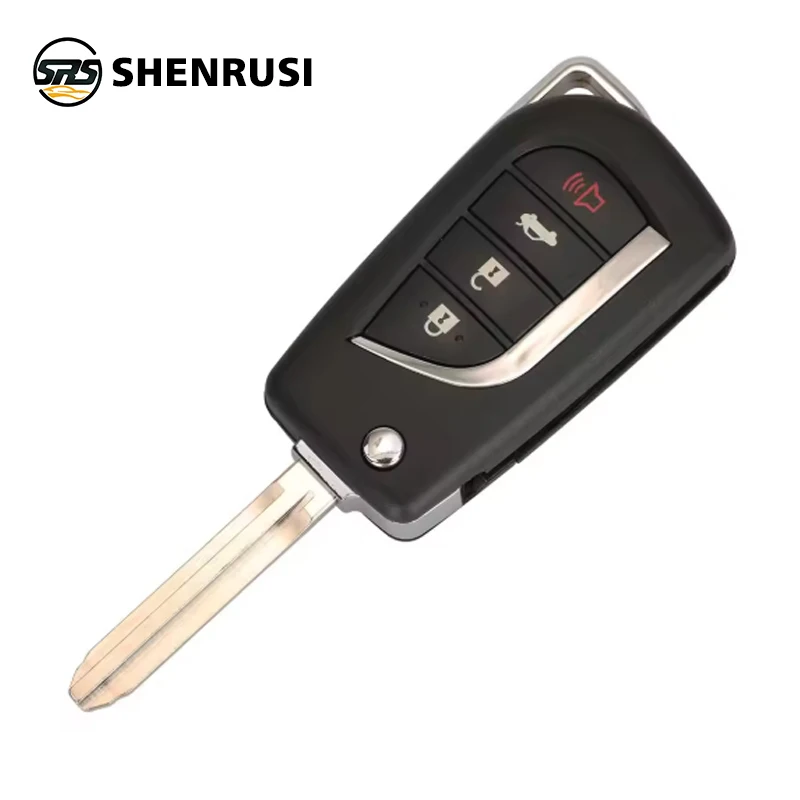 รีโมทกุญแจรถยนต์ SHENRUSI รุ่นอัพเกรด Flip HyQ12BBY ความถี่ 314.4Mhz ชิป 4D67 /G สำหรับรถยนต์โตโยต้า แคมรี่ อวาลอน โคโรลล่า แมทริกซ์ RAV4 เวนซ่า ยาริส