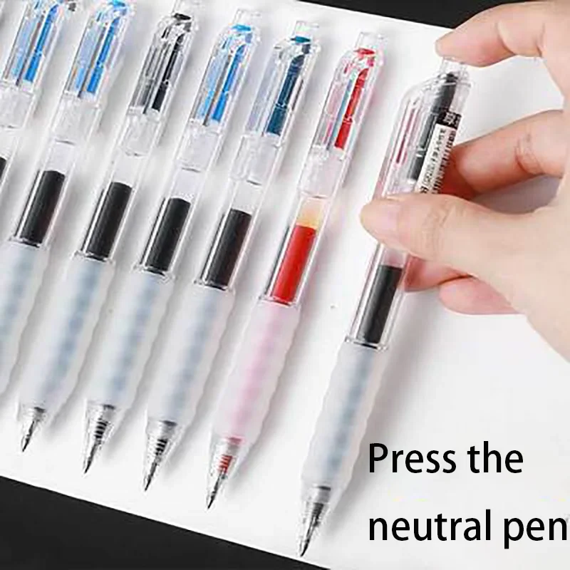 

AIHAO GP270 Gel Ink Pens 0.5mm Needle-Point Press Type Neutral Pen Multicolor Ink Smooth Writing Supplies