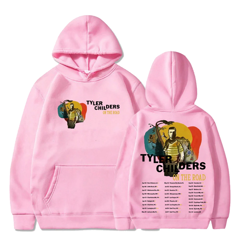 Tyler Childers On The Road Tour 2025 Hoodie Unisex Long Sleeve Streetwear Women Men Hooded Sweatshirts Trendy Outfits