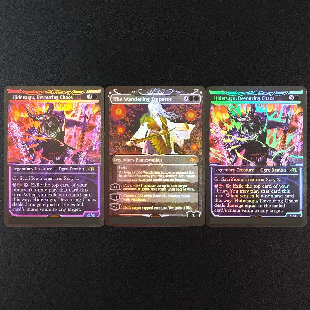 

Коллекционные карты NEO MB2 DMU TCG: Волхвующий Император Хидэцуго, Пожирающий Хаос, Упорный Щенок Шеолдред, Апокалипсис