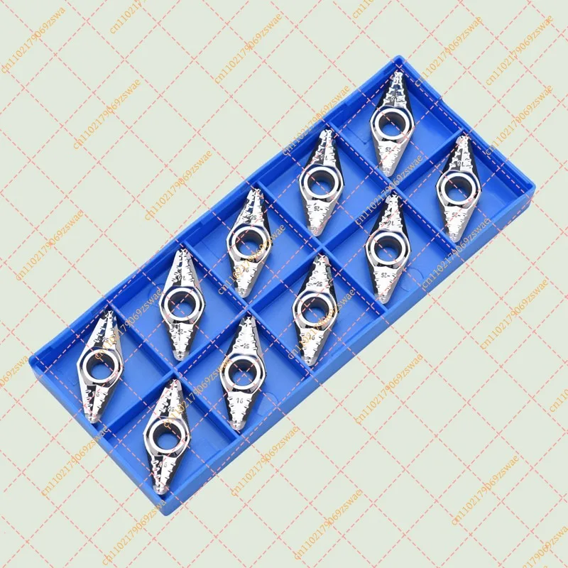 Aluminum CNC Lathe Cutting Inserts VCGT220516 / VCGT220520 / VCGT220530-AK H01 - Copper & Wood Turning Tools