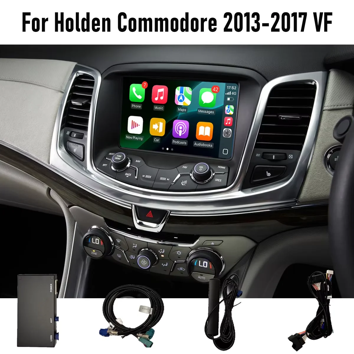 Wireless CarPlay Android Auto for Holden Commodore/Calais/Caprice VF 2013-2017 MyLink Wireless Apple CarPlay & Android Auto Kit