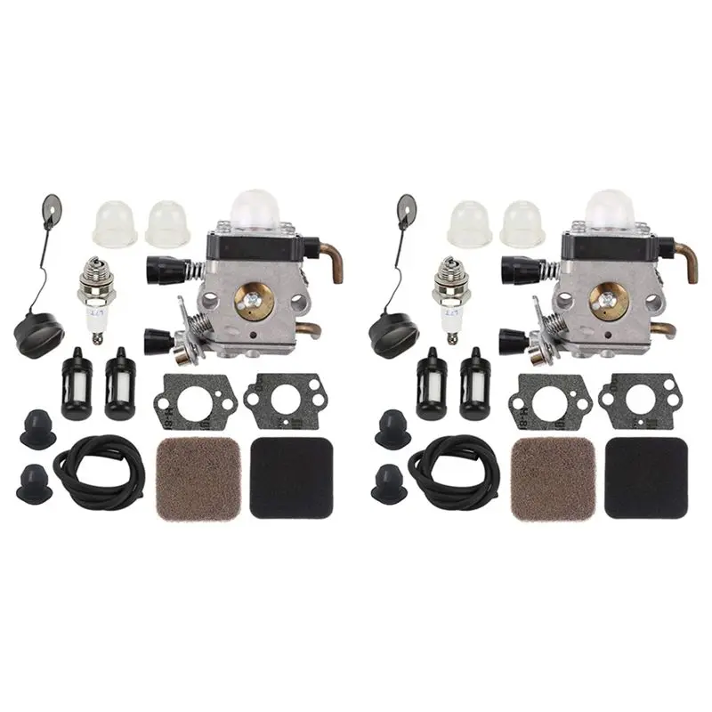 2X FS85 Carburetor Kit For Sthil FS75 FS80 FS85 HS75 HS80 HS85 HL75 FH75 HT70 HT75 KM80 KM85 SP80 SP85 FC85 FC85
