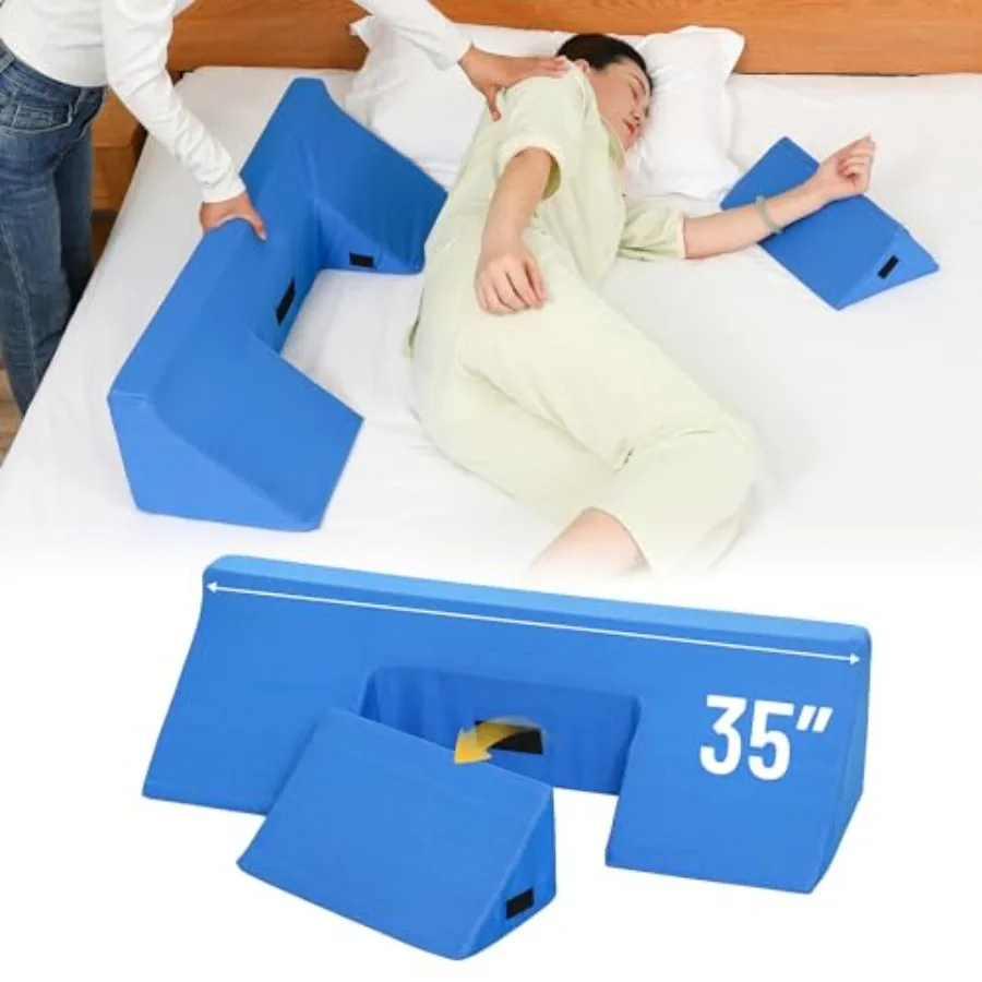 

35" Wed Pillow for Side SlengTraing for Side Sleng wit Detacale Small Wed Pillow Positiong Wed for Side Sleeper ack Support Red