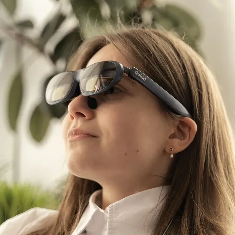 

FHD 1920x1080 pixel 215'' Max Screen Smart AR Glasses Rokid Max Augmented Reality AR Glasses