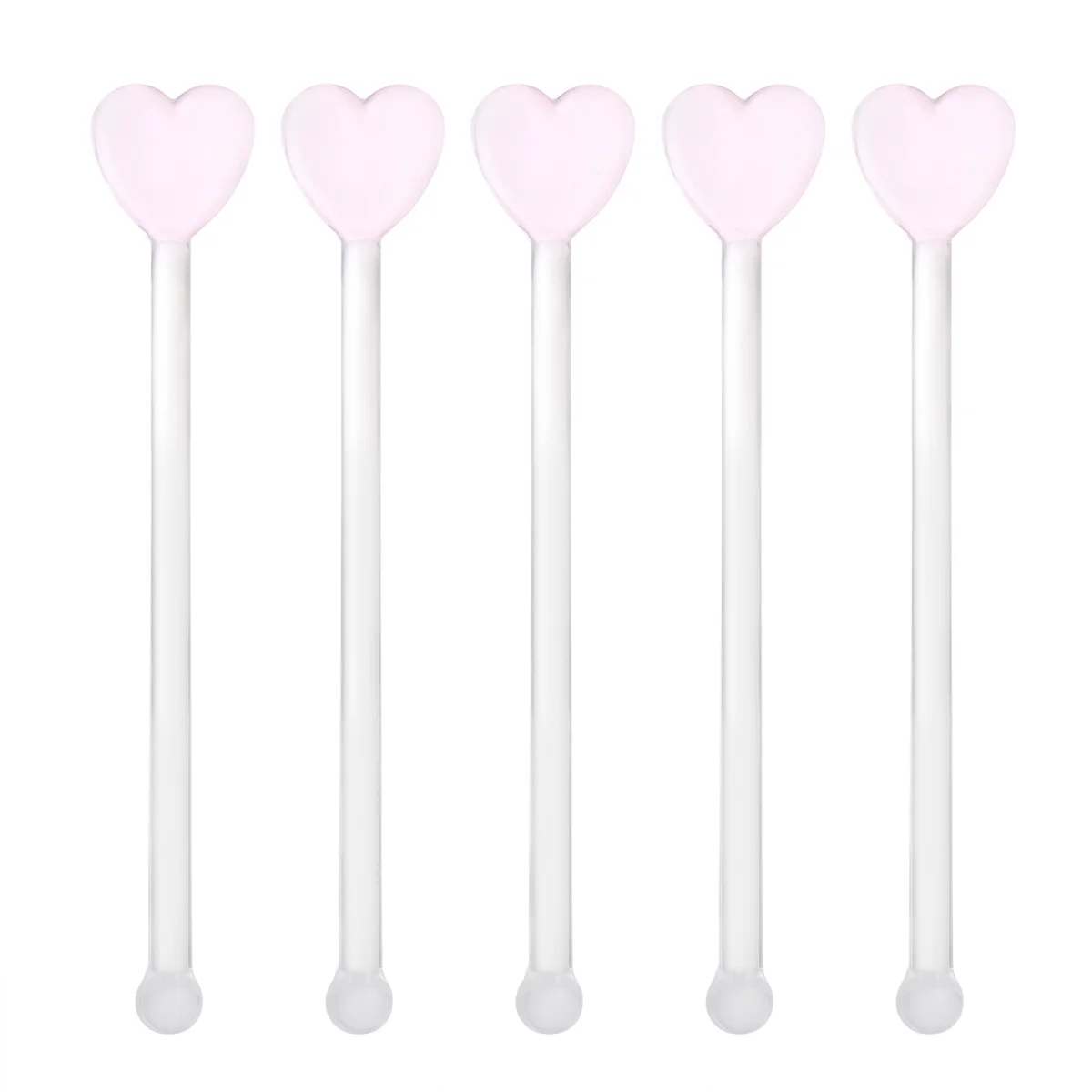 

5Pcs Wine Stirrer Glass Coffee Mix Sticks Strong Muddler for Beverages Cocktails Juices Iced Drinks Bar Mixing Accessories