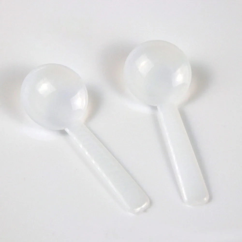 100pcs 1g Plastic Measuring Scoop Reusable Food Grade PP Measure Spoon Milk Coffee Teaspoon Milk Powder Kitchen Tool