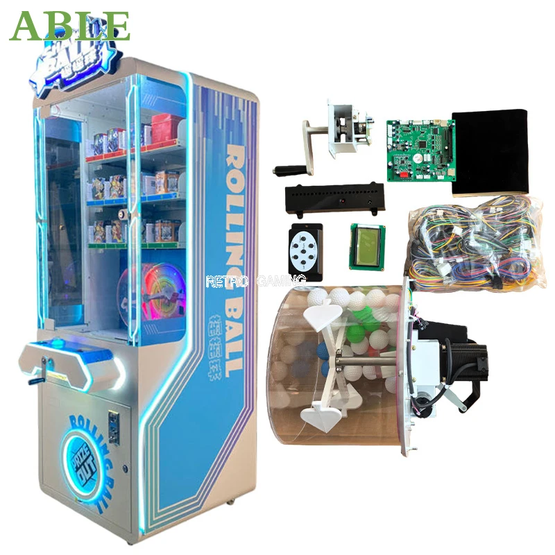 

DIY Rolling Ball Prize Vending Machine Complete Kit Includes multi colored balls Suitable for arcade game centers