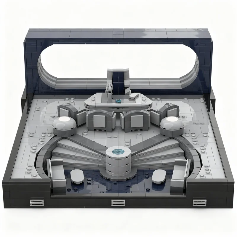 1178pcs MOC Star Battle Chancellor Valorum S Office Diorama Model Building Blocks Construction Christmas Gifts Toy Brick Kids