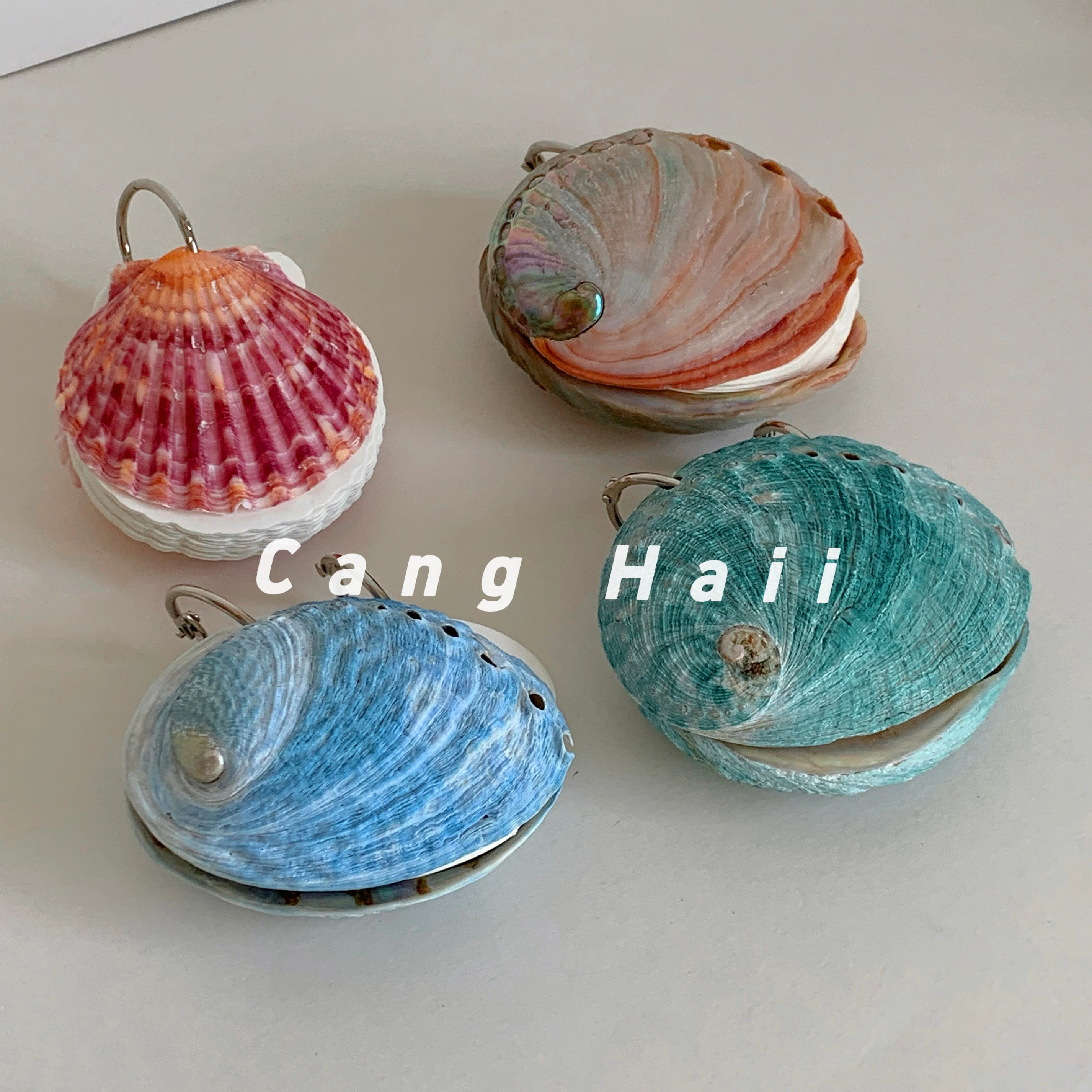 Natural Seashell Made ornament Abalone Shell Sticky Note Notebook Creative Drawing Book Living Room Office Desktop Decoration
