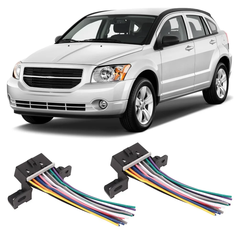 2PCS Diagnostic OBD2 16 PIN Female Connector Harness Car 16 PIN Female Plug Universally Fit for Most OBD2 Connector