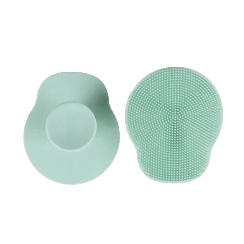 2pcs Silicone Face Cleansing Brush Facial Deep Pore Skin Care Scrub Cleanser Tool New Mini Beauty Soft Deep Cleaning Exfoliator