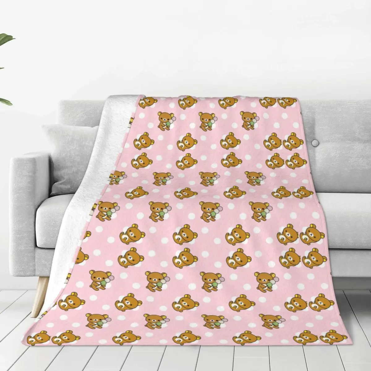 

Одеяло с героями мультфильмов Rilakkuma аниме (3) качественное супермягкое постельное белье пледы весеннее путешествие офис домашний декор графическое покрывало