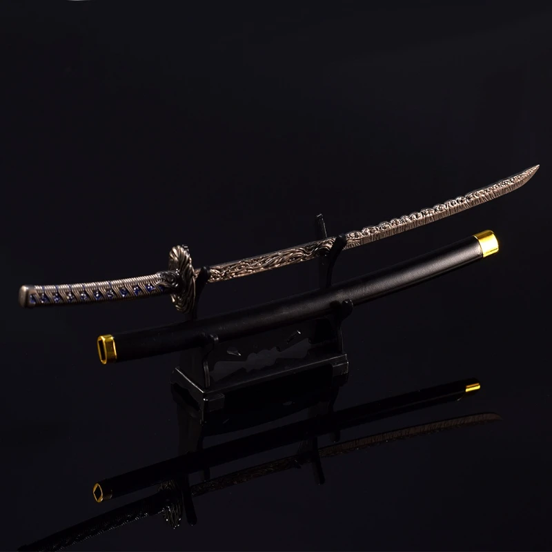 10.24in Eldenn Game Peripheral Star Shadow Blade with scabbard Toy Sword Model Japanese Katanas Metal Crafts Ornaments Boy Gifts