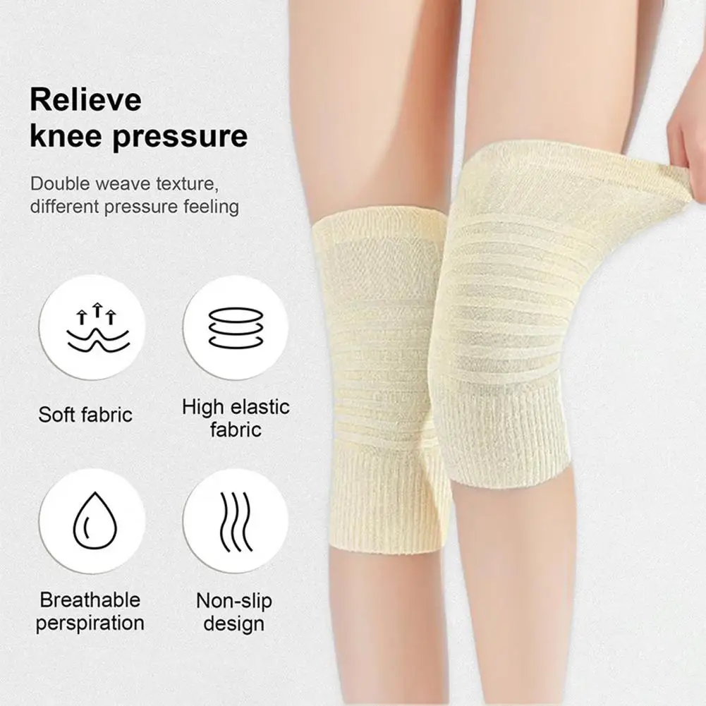 Flexible Knee Brace Breathable Sports Knee Compression Sleeve for Men Women Non-slip Joint Protector for Fitness for Enhanced