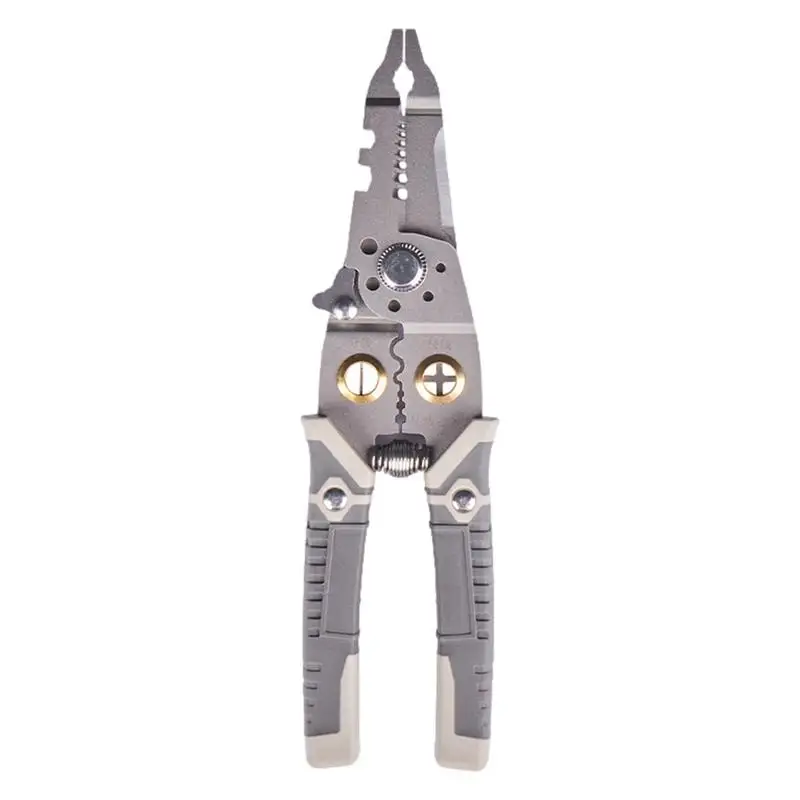 

Wire Stripper Wire Stripping Pliers Flush Pliers With Supplementary Stripping Cutting Pliers Handy And Slim Diagonal Cutters