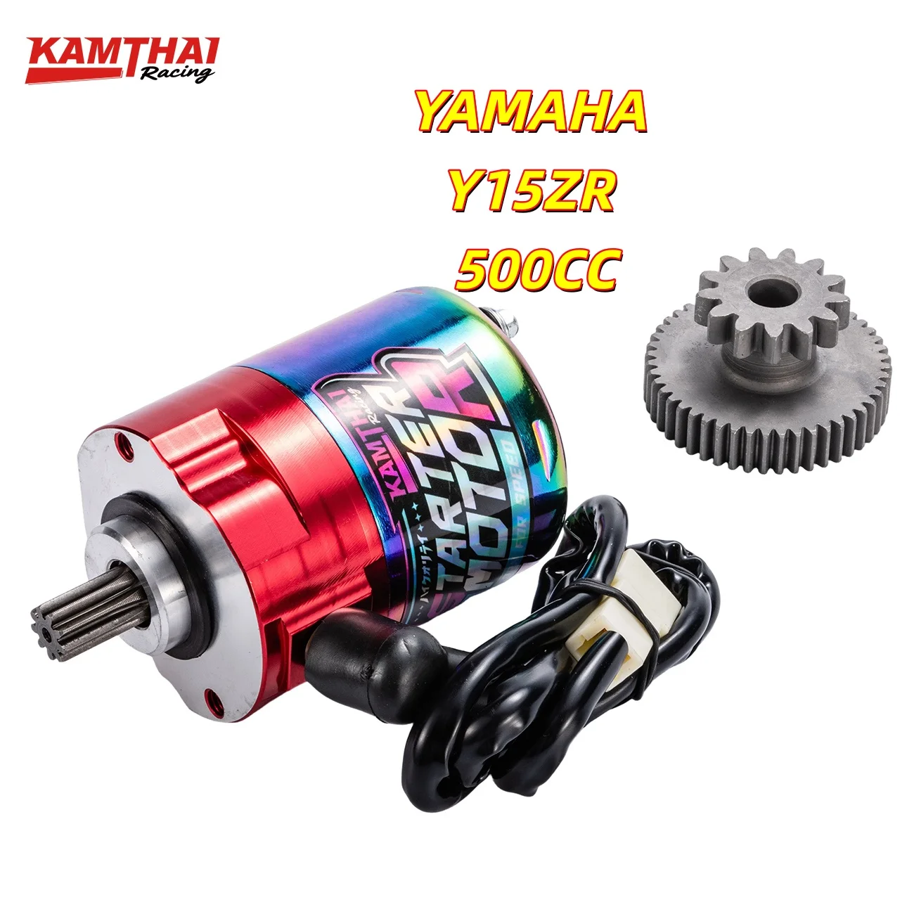 Motor de Arranque KAMTHAI para Motocicleta, Compatible con YAMAHA Y15ZR V1 V2 Snipe 150 V1 V2 EXCITER 150 500CC RACING, Piezas de Motor para Motocicleta