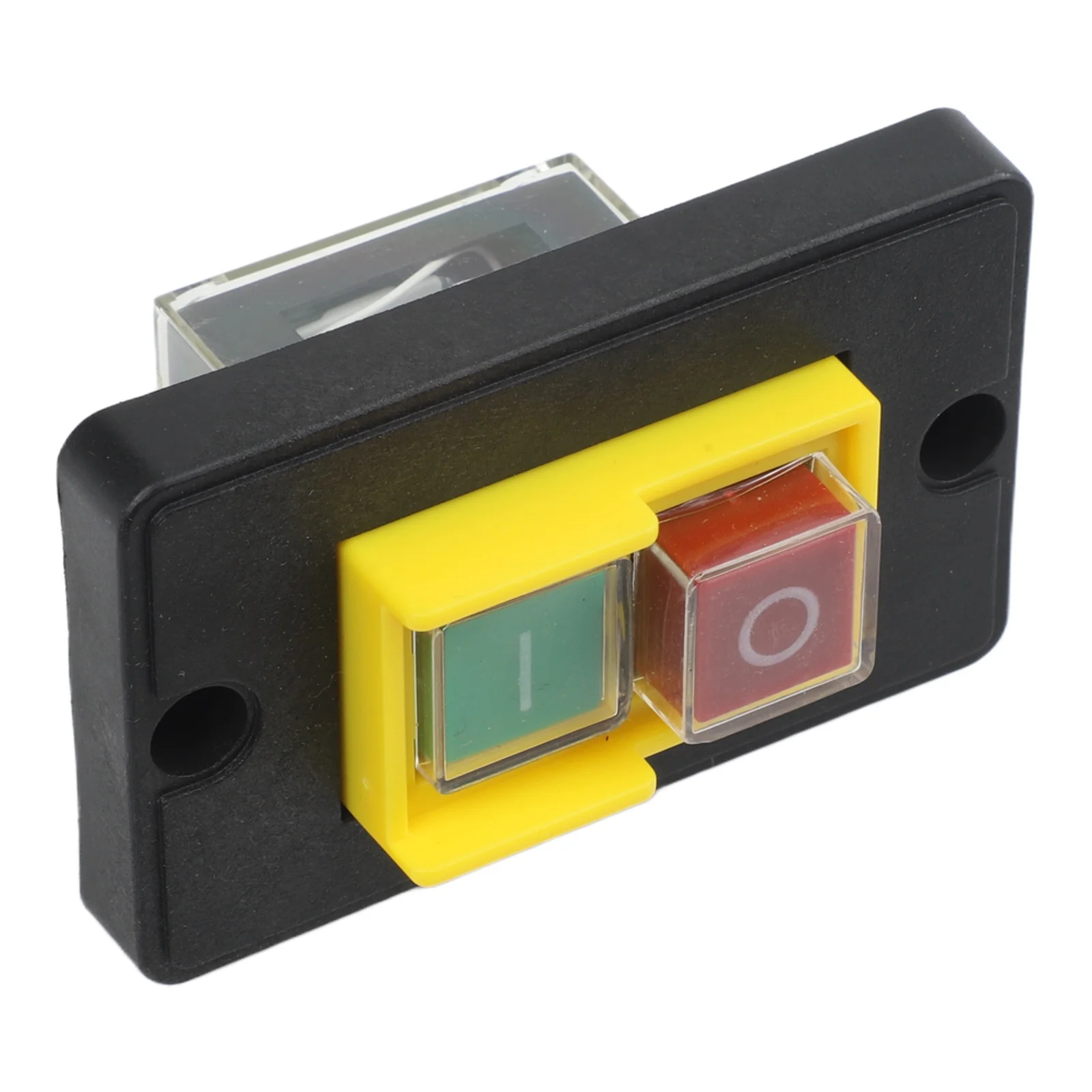 1PC KJD6-3 Electromagnetic Switch Self-locking Automatic Power-Off Protection Switch With Panel Waterproof Start Button 5E4 250V