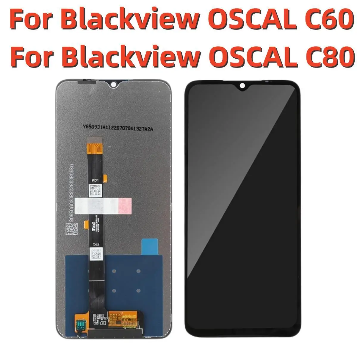 

100% Original For Blackview OSCAL C60 C80 LCD Display + Touch Screen Digitizer Assembly + Tools