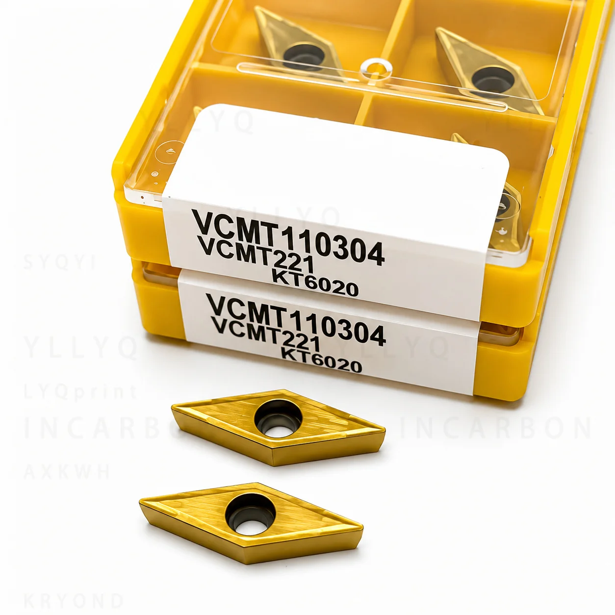 VCMT110304 Carbide Insert KT15 KT6020 KT735 CNC Lathe Turning Tool Stainless Steel Cutting Insert VCMT 110304 Metal Machining - view 6