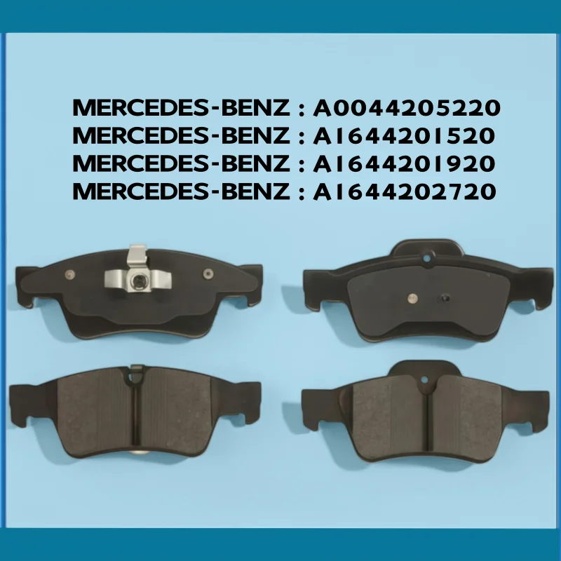 For Mercedes ML300 ML320 ML350 ML500 (W164) R280 R300L R320 R350 R400 R500 (W251) rear brake pads A1644201920, A1644202720