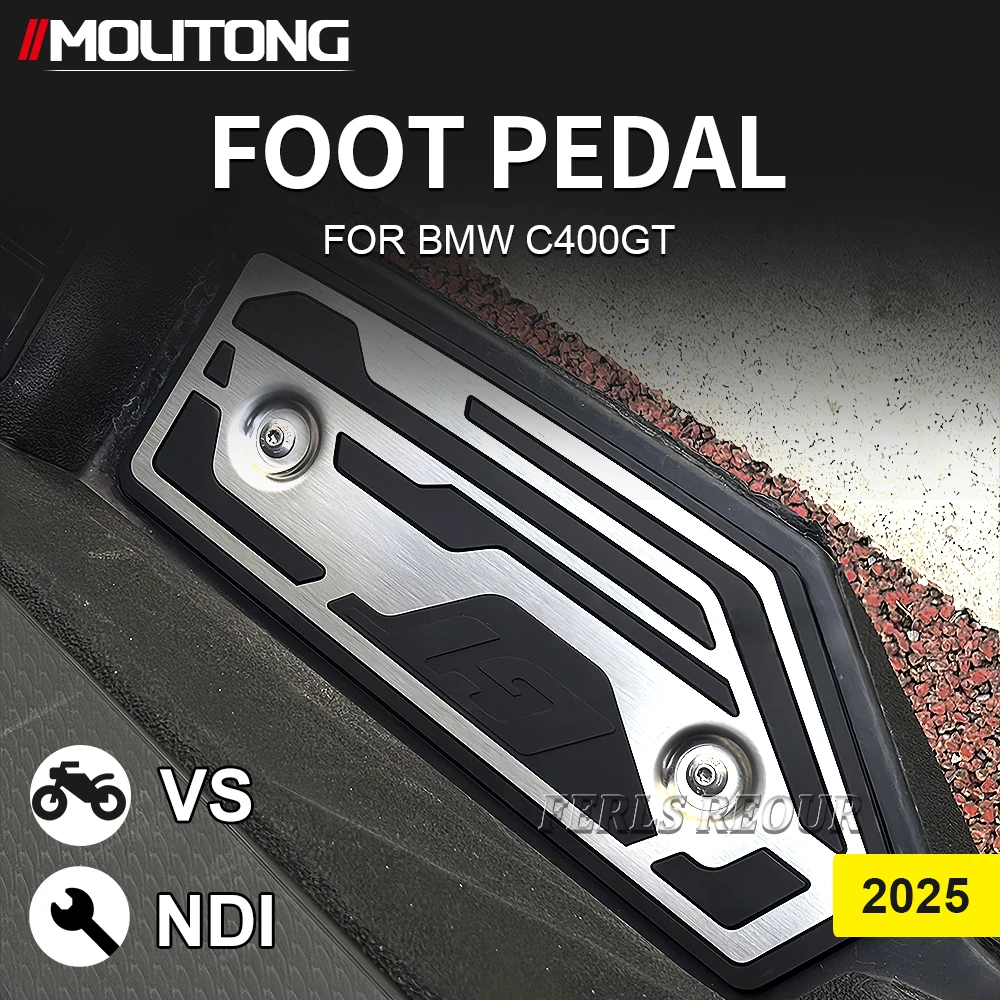 

For BMW C 400 GT C400 GT C 400GT C400GT 2025 Motorcycle Footrests Foot Pedal Kit Footboard Foot Plate Accessories