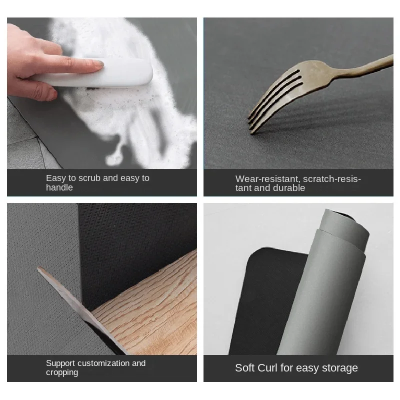 Super Absorbent Large Kitchen Absorbent Mat Antiskid Draining Coffee Dish Drying Mat Quick Dry Bathroom Drain Pad Tableware Mat