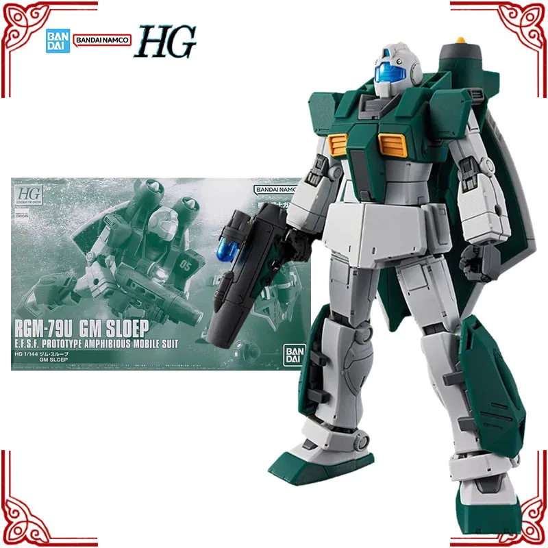 

In Stock Genuine Bandai Gundam Model Kit HG 1/144 GM Sloep Gunpla Anime Action Figure Collection Assembly Model Boys Toys Gifts