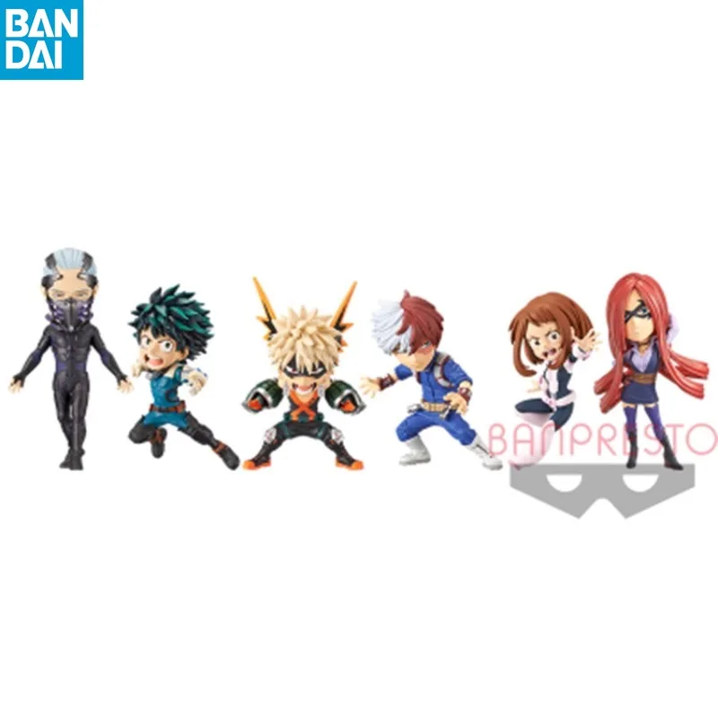 

In Stock Bandai Original Banpresto My Hero Academia Wcf Vo.9 Rise of Heroes Animation Model Image Toys Collection Children Gift