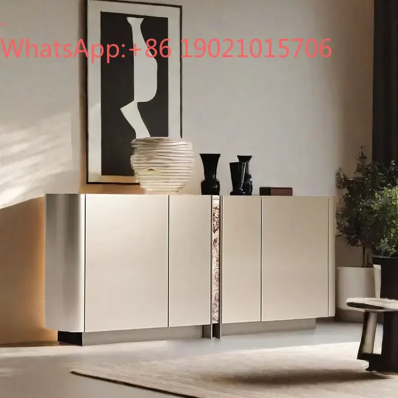 

HXL dining side cabinet modern storage storage decorative cabinet living room entrance entrance cabinet