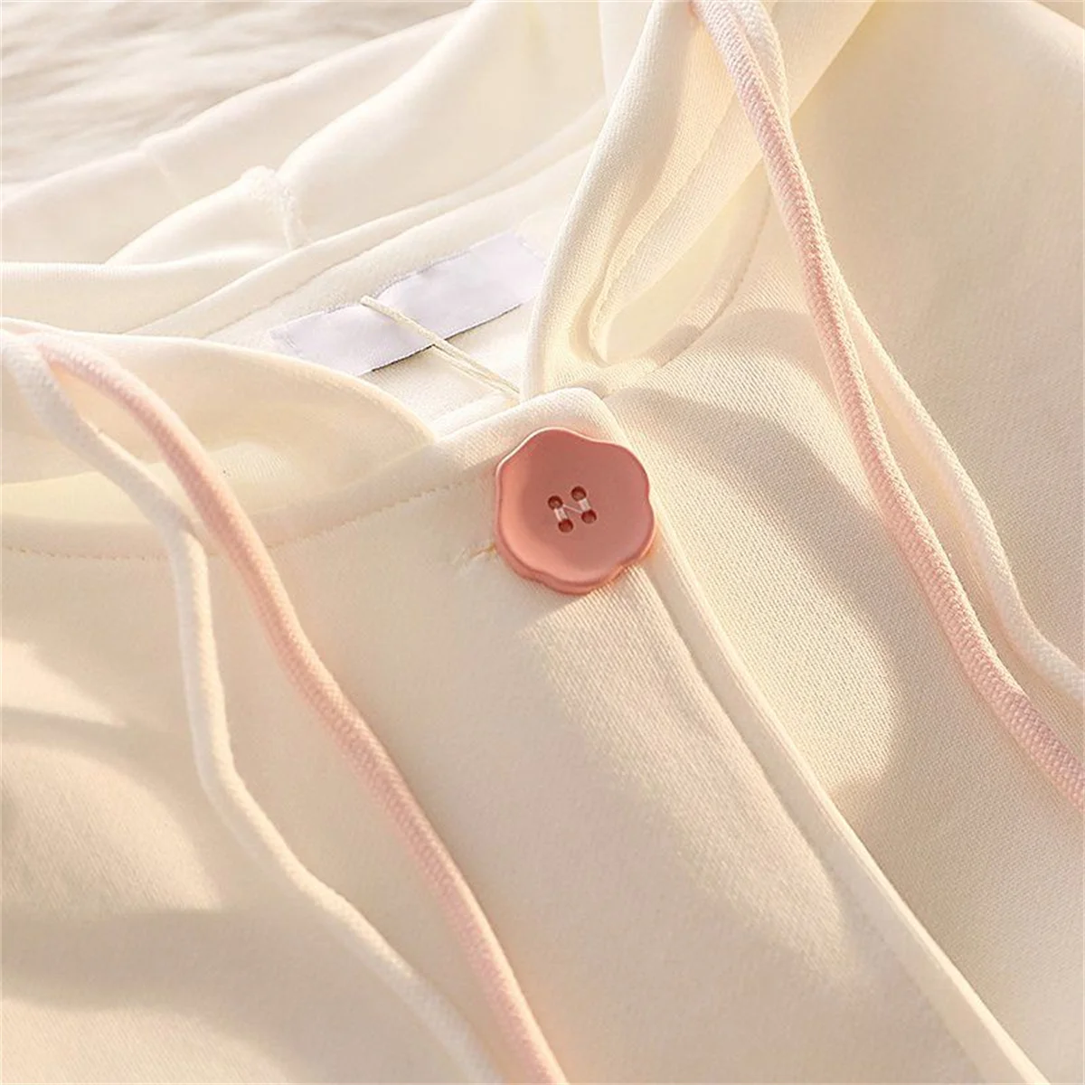 2025 플러스 사이즈 봄 가을 의상 단색 싱글 버튼 후드 코트 캐주얼 패션 트렌드 다용도 레이지 윈드